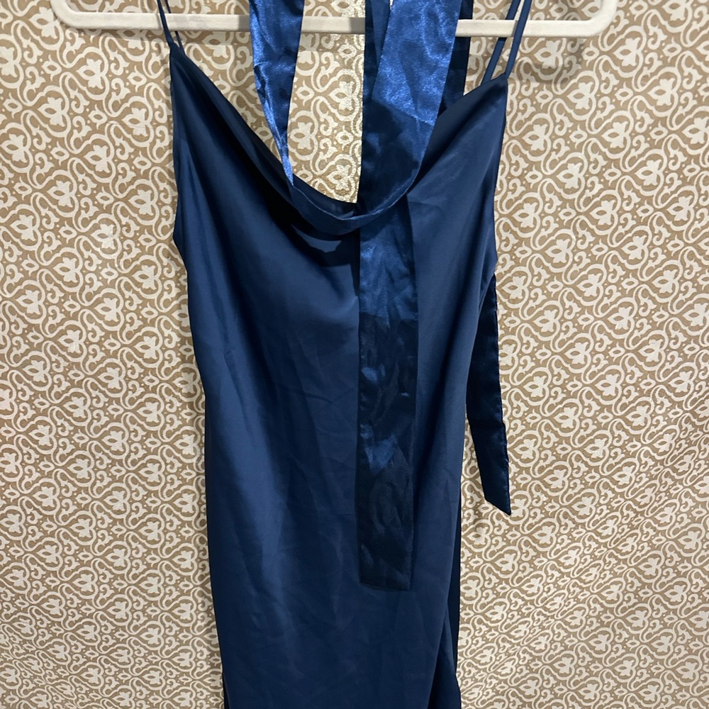 Urban Outfitters Navy Backless Dress